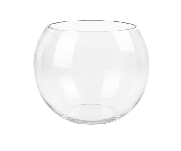VASO DE VIDRO AQUARIO 24X23X14CM