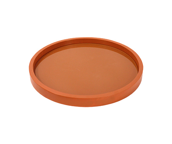 BANDEJA MADEIRA LACA TERRACOTA 40X6CM