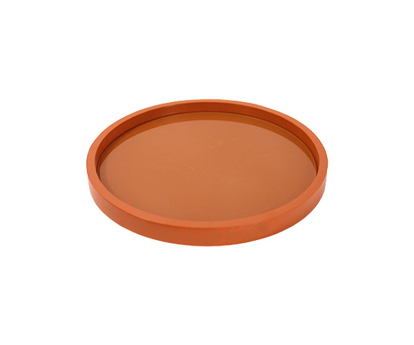 BANDEJA MADEIRA LACA TERRACOTA 34X6CM