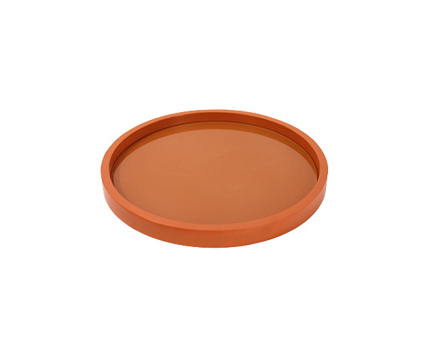 BANDEJA MADEIRA LACA TERRACOTA 28X5CM