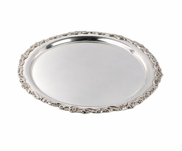 BANDEJA PRATA RED BORD TRABALHADA 40CM