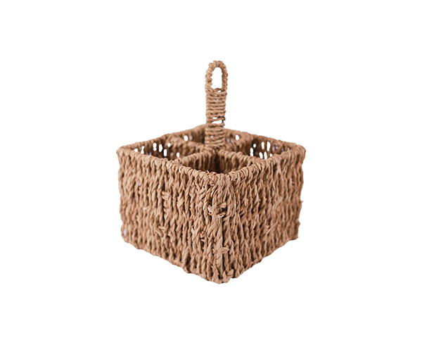 PORTA TALHER SISAL 15X20CM 4 PARTES