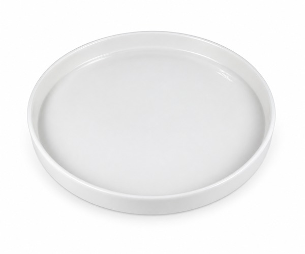 TRAVESSA REFRATARIA RED BRIE BRANCA D=27 CM