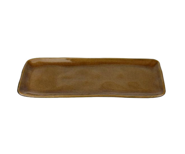 TRAVESSA RETANGULAR M ORGANICO AMBAR 33X12CM