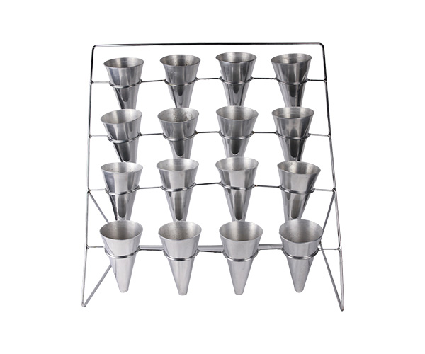 SUPORTE INOX COM 16 CONES