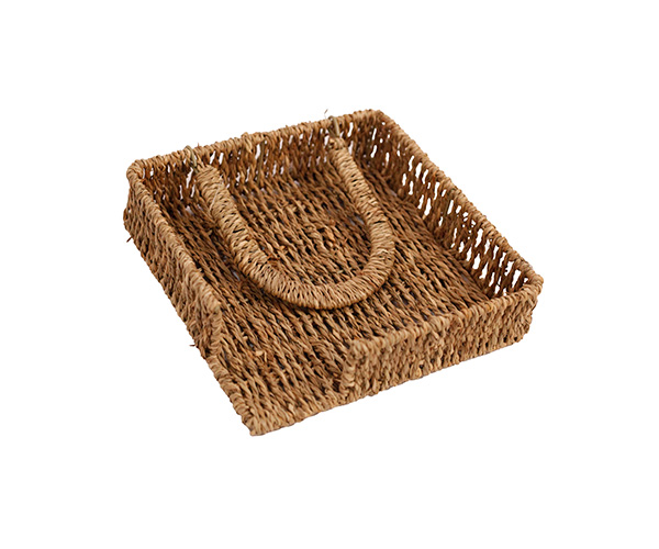 PORTA GUARDANAPO SISAL 20X20X5