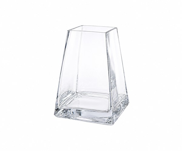 VASO VIDRO TRAPEZIO 22X10X16CM