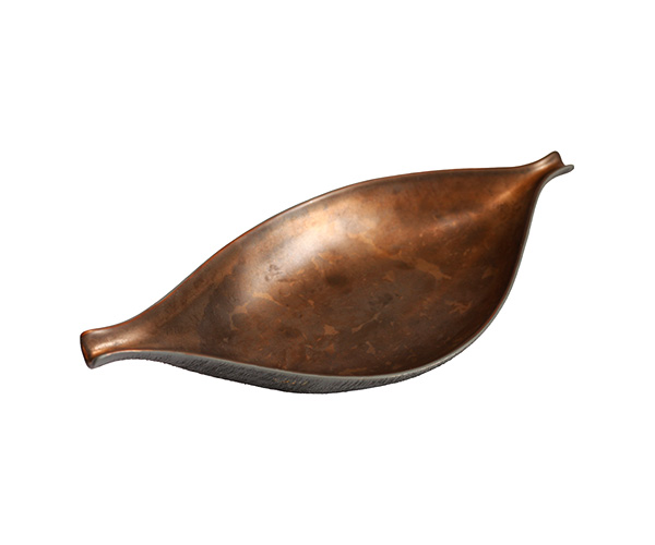 BOWL CERAMICA CORNER BRONZE 33X14CM