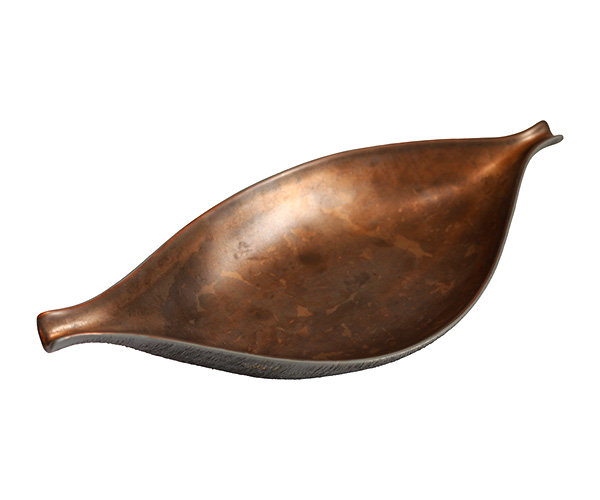 BOWL CERAMICA CORNER BRONZE 47X21CM