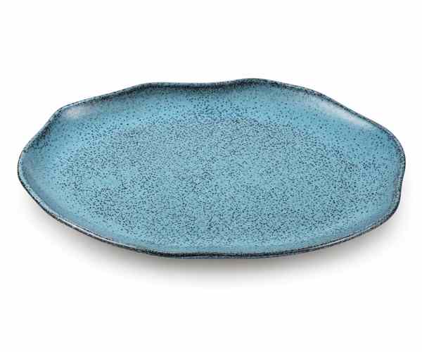 TRAVESSA OVAL ORGANICO PETROLEUM 30X18CM