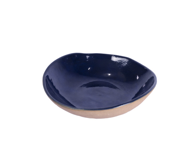 BOWL LISO ORGANICO AZUL MARINA 22X5CM C.M