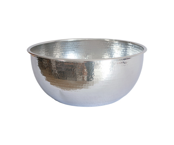 CHAMPANHEIRA MESA PRATEADA MARTELADA 30L