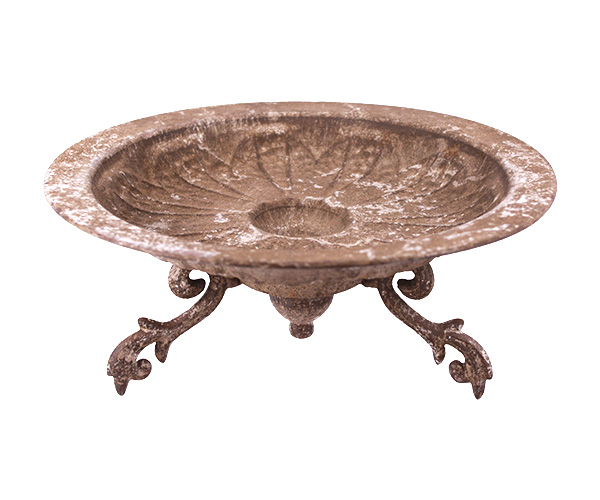 FRUTEIRA METAL MARRON 37X4X16CM
