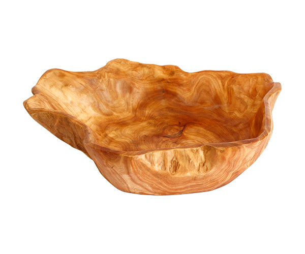 GAMELA DE MADEIRA NATURAL 44X40X14CM
