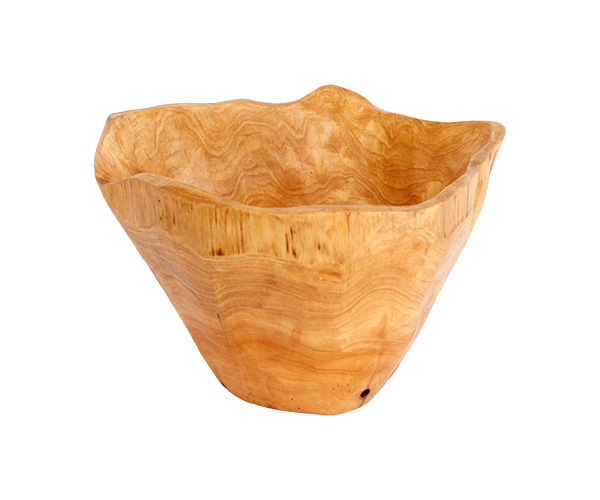 GAMELA DE MADEIRA NATURAL 31X30X20CM
