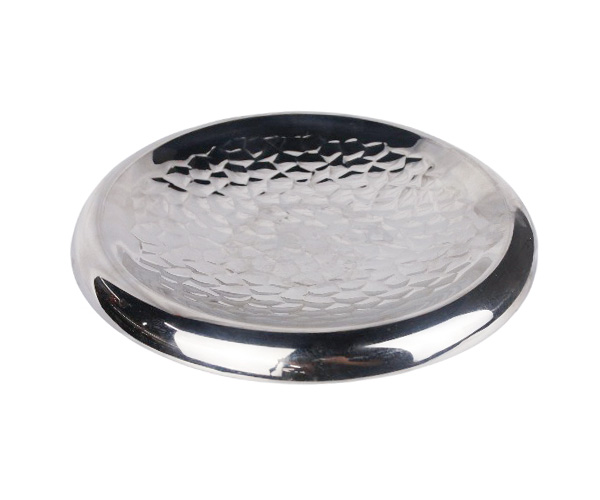 CENTRO MESA RED INOX PRATA 30CM