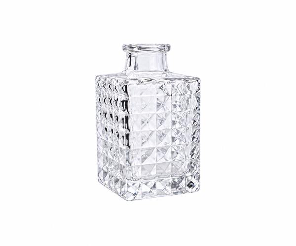 VASINHO VIDRO QUADRADO BICO DE JACA 5X9X2CM
