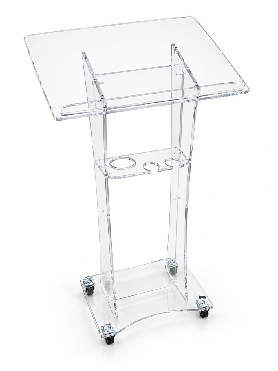 PULPITO ACRILICO CRISTAL 1,08X40X15CM