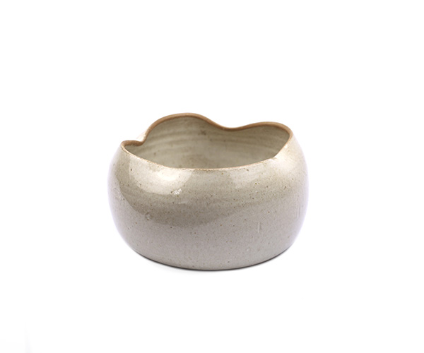 CUMBUCA CERAMICA BEGE ONDA