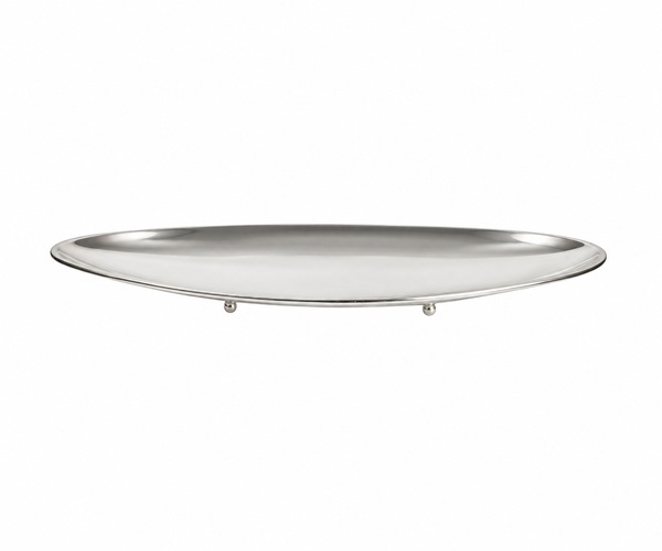 CANOA PRATA LISA 57X18CM