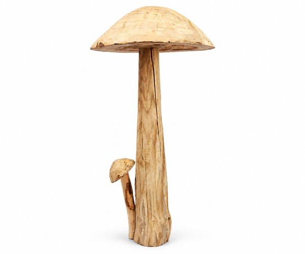 COGUMELO DE MADEIRA 68CM