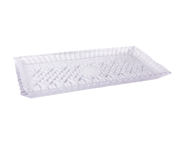 TRAVESSA CRISTAL RET LYS 34X17CM