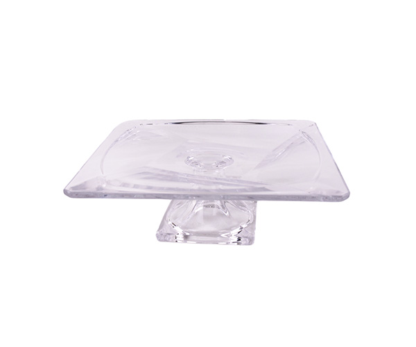 SUPORTE CRISTAL QUADRON C/PE 29,5X19,5CM