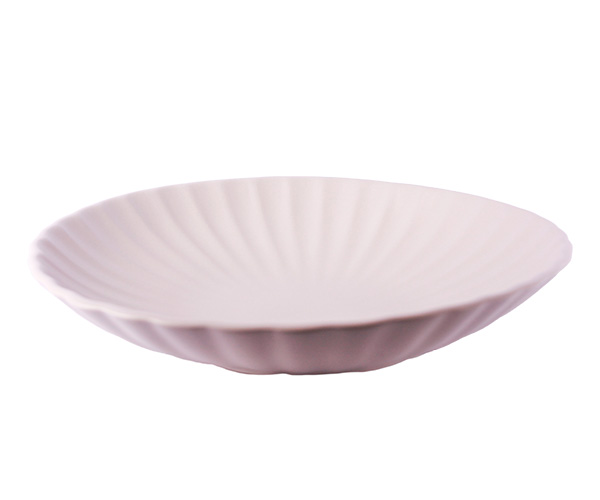 SALADEIRA RED CANELADA D=50CM OFF WHITE CTL