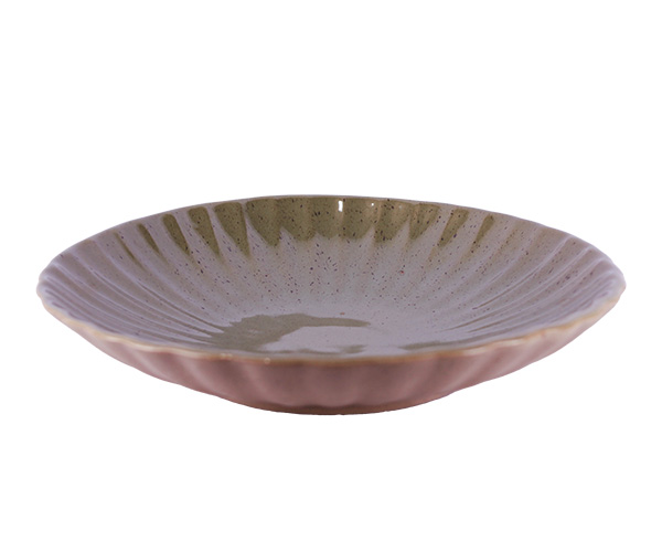 SALADEIRA RED CANELADA D=50CM VERDE KIWI CTL