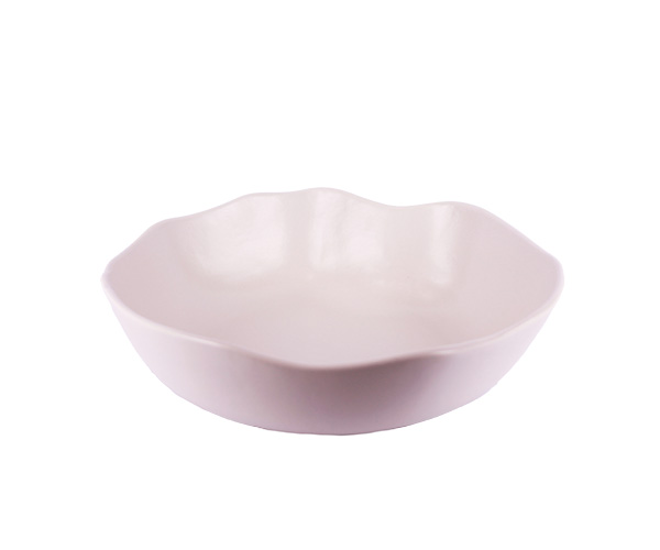 SALADEIRA ORGANICA D=43CM A=9CM OFF WHITE CLT