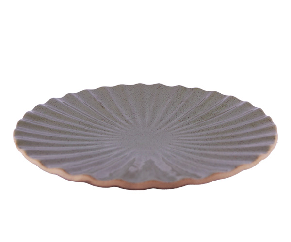 SALADEIRA CANELADA 50CM VERDE KIWI CLT