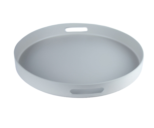 BANDEJA RED LISATO CINZA 35X4,5CM