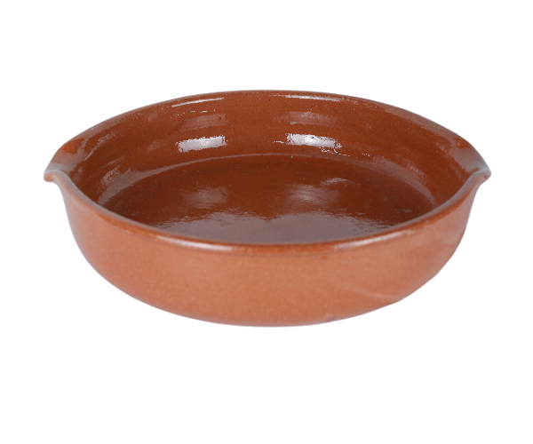 TRAVESSA CERAMICA RED 34 CM MARRON C/ABA