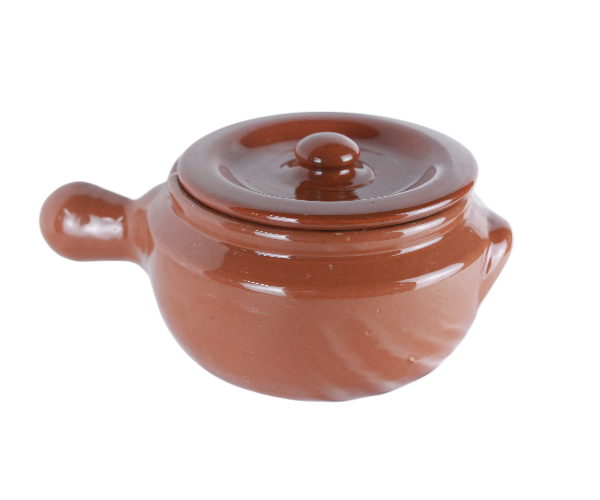 CACAROLA CERAMICA MARRON RED PEQ CABO E TAMPA