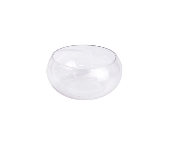 VASO AQUARIO VIDRO GROSSO 12X8CM