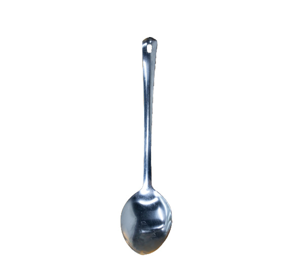 COLHER SERVIR INOX CABO LONGO FURO