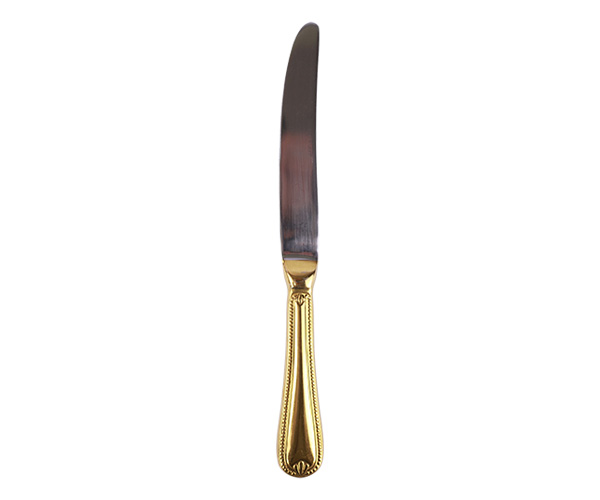 FACA MESA INOX GENEVE DOURADA