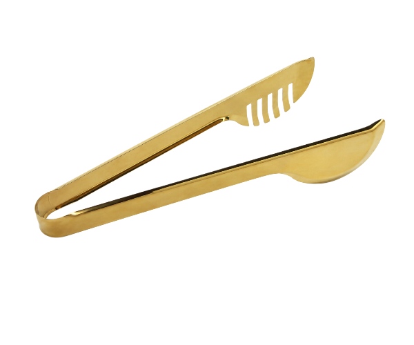 PEGADOR MASSA AÇO INOX DOURADO