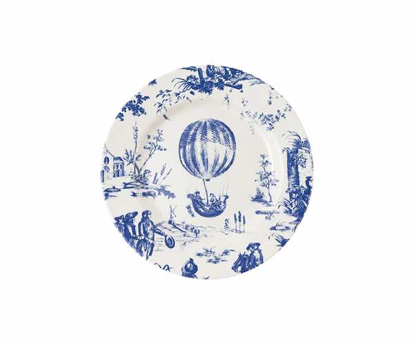 PRATO SOBREMESA TOILE DE JOUY AZUL