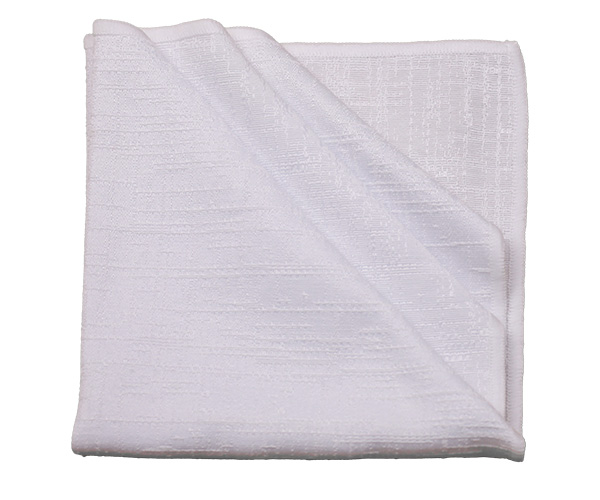 GUARDANAPO JACQUARD BRANCO SEM BAINHA
