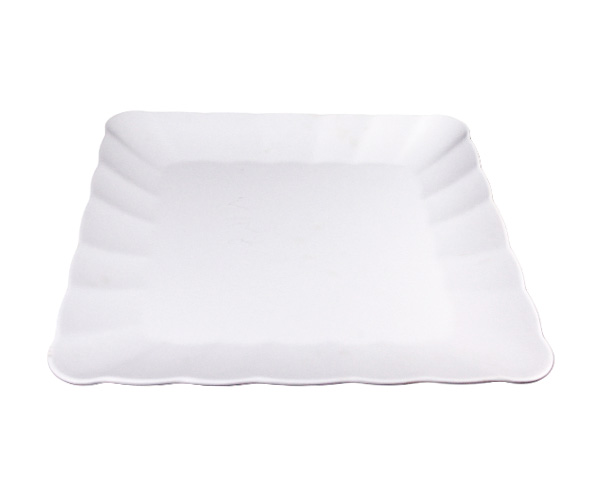 BANDEJA MELAMINA QUAD GRANDE ONDA 37X37CM