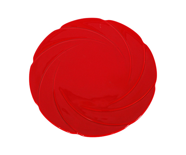 SOUSPLAT PORCELANA VERMELHO D=31,5CM