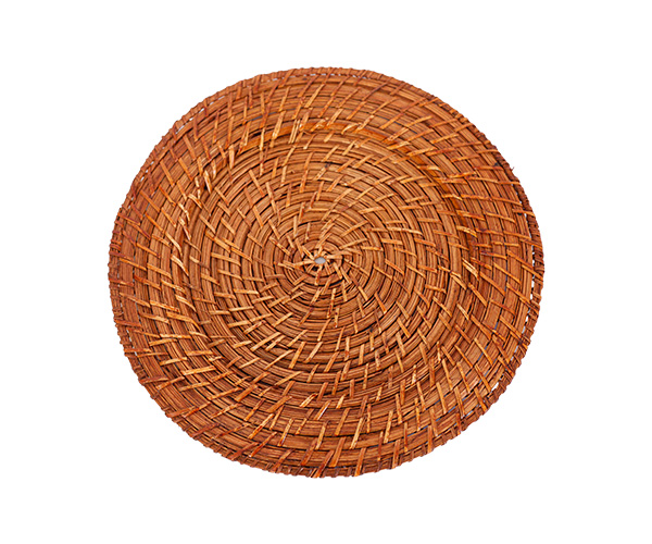 SOUSPLAT RATTAN MEL FECHADO D=32CM