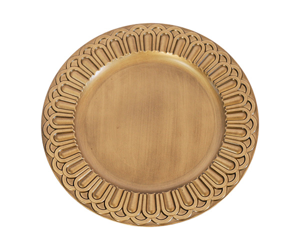 SOUSPLAT PLASTICO BRONZE D=33CM