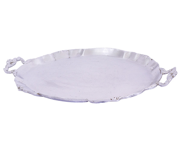 BANDEJA ALPACA OVAL C/ ALCAS 0,50CM
