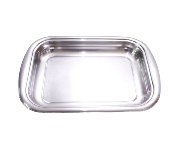 BANDEJA INOX RET MEDIA 37X27CM FUNDA LASANHA