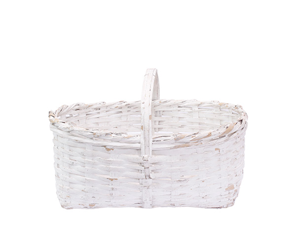 CESTA VIME OVAL PEQ BCA C/ALCA
