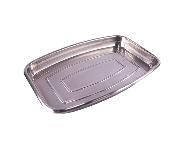 BANDEJA INOX OVAL 0,35X0,23 FUNDA LASANHA