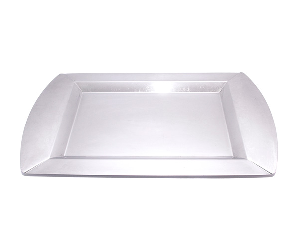 BANDEJA INOX RET 32X20 COM BORDA LARGA