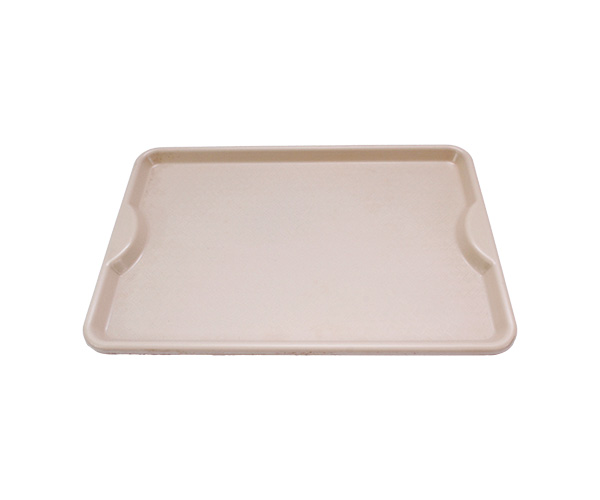 BANDEJA PLASTICA RET BEGE 48X33CM